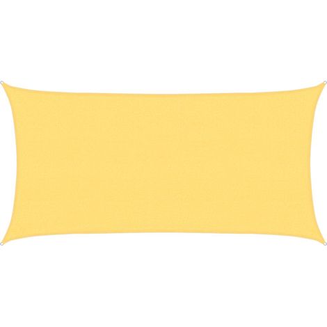 vidaXL Sunshade Sail HDPE Rectangular 2x4 m Beige