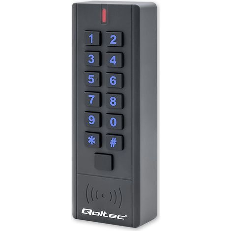 Cerradura de combinación Qoltec HYPERION con lector RFID  Código  Tarjeta  Llavero  IP68  EM (1/5)