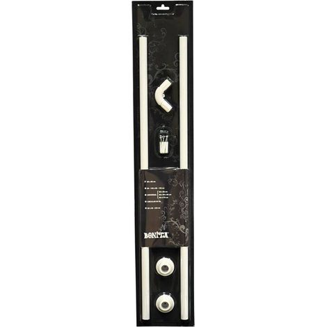 TELAIO PER TENDE DOCCIA A 'L' cm 80x80