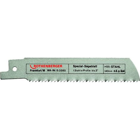 Lame de scie HSS 2'' super X 14 TPI 140x25x1,6 - 50264 - Rothenberger