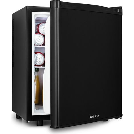 Klarstein Mini Frigo de Chambre de 45L pour Boissons et Bieres, Petit Frigo Silencieux, Mini Bar Intérieur/Ext, Petit Refrigerateur Camping, Stockage de Vins, Cosmetique, Étagères Réglables, 6-18°C (1/5)