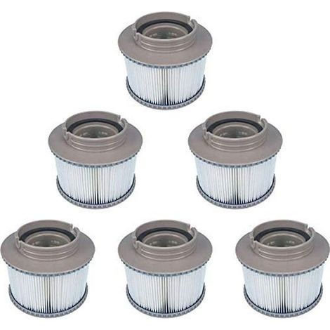 6er-Pack Ersatzfilter für MSpa FD2089, Filterkartusche für Schwimmbäder und Whirlpools (1/5)