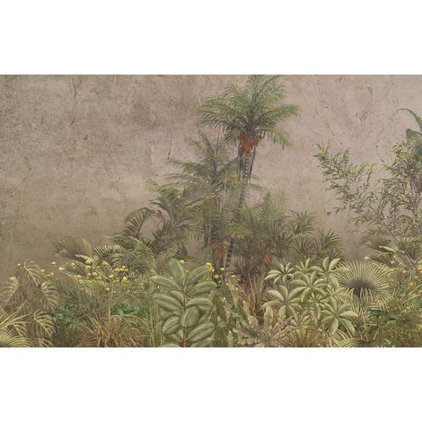 Papier peint panoramique - Forêt Tropicale - 130 cm x 84 cm (1/2)