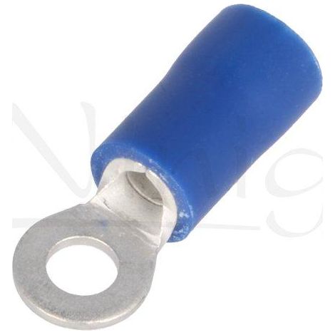 Vorisolierte Rundklemme 3,7mm 1-2,6mm BLAU