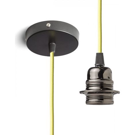 Cavo ELISA per portalampada da soffitto serie a sospensione BN+CV+PCN 230V E27 28W