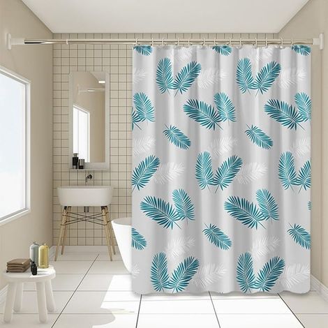 Wasserdichtes Zelt für Taschen, tenda da doccia in PEVA piume, moderne durchscheinende Anordnung, tenda da doccia in grünem piume (180x180cm)