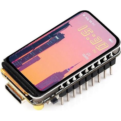 Placa de desarrollo ESP32-S3 con pantalla de 1,47 pulgadas, táctil de cinco puntos, compatible con WiFi y Bluetooth, con antena integrada B (1/5)