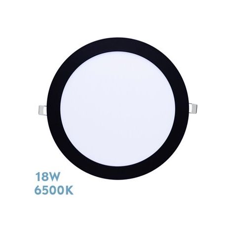 FABRILAMP Downlight Tanzanita 18w 6500k Negro 1620lm 2x21,8x21,8 Cm Corte 20,5d (1/2)