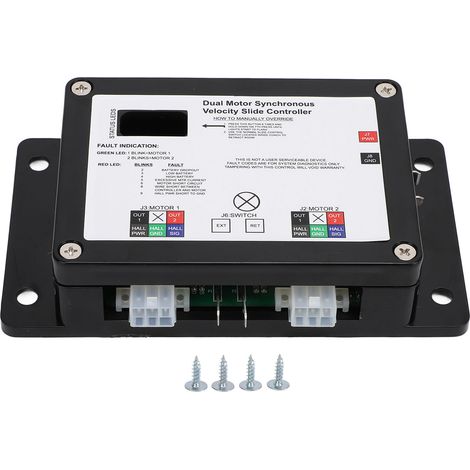 Contrôleur coulissant RV 13398-DO, vitesse synchrone à double moteur pour Lippert In Wall Out On (1/5)