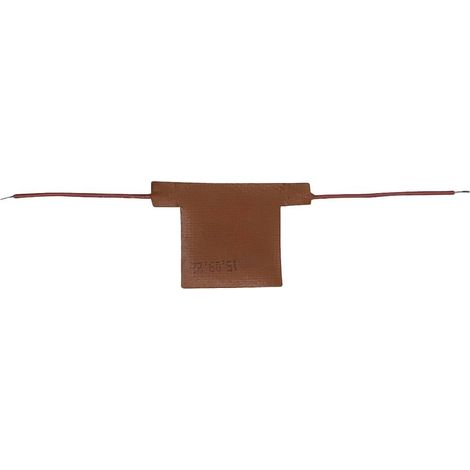 Thermo TECH silicone Feuille chauffante renforcé de fibres de verre 12 V/AC, 12 V/DC 9.6 W Indice de protection IPX7 (L x l) 35 mm x 54 mm D214442