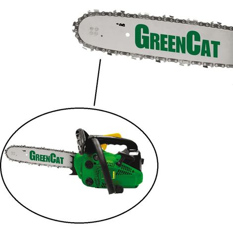 Kit carvin barra + catena + pignone ricambi per motosega GreenCat GC25