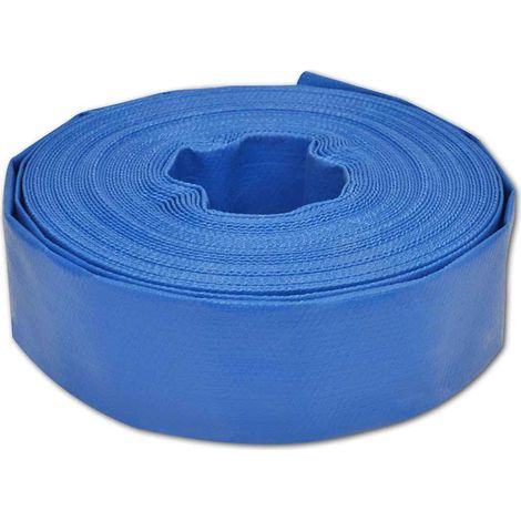 vidaXL Manguera plana de agua 25 m 2" PVC (1/4)