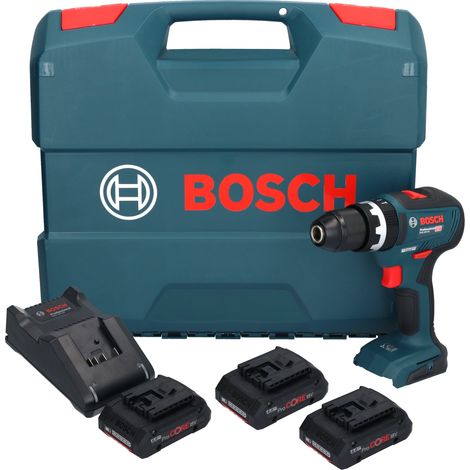 Bosch Akku Schlagbohrschrauber Schrauber 3x 4Ah Procore GSB 18V-55 0615A5002V (1/4)