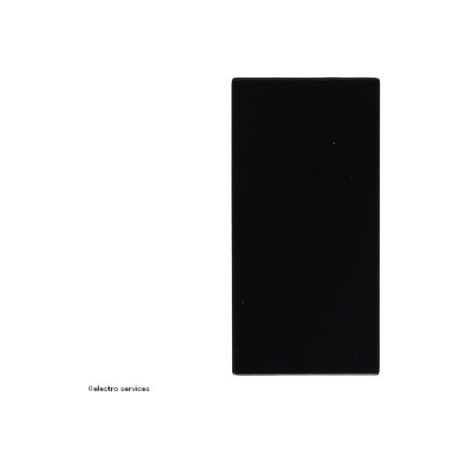 Obturateur Mosaic 1 module finition noir LEGRAND 079370L