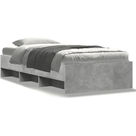 Maison Exclusive - Estructura de cama madera de ingeniería gris h