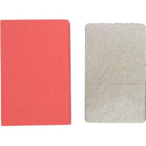 Ortviai Bloc de ponçage manuel diamant 120 grains pour béton, verre, marbre et granit – 1 pièce (1/5)