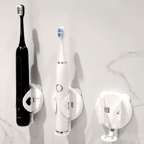 3 soportes de pared para cepillos de dientes eléctricos para el baño (1/5)