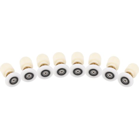 Stück Messing-ABS-Schiebetürrollen aus Glas für Duschkabinen, Laufrollen, Beschläge für Badezimmertüren (27 mm) (1/5)