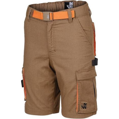 Bermuda de Travail Femme Ambre - Taille 42 - Camel - Résistant et Confortable - D-Work