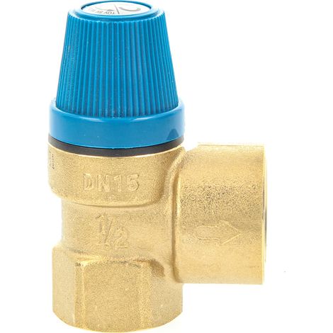 Caleffi Membran-Sicherheitsventile für Trinkwasser 1/2" x 3/4" 4 bar (1/3)