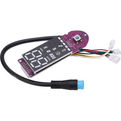 Carte électronique pour trottinette électrique Xiaomi MIJIA M365 (violette), incluant un interrupteur d'écran et des accessoires améliorés. (1/5)