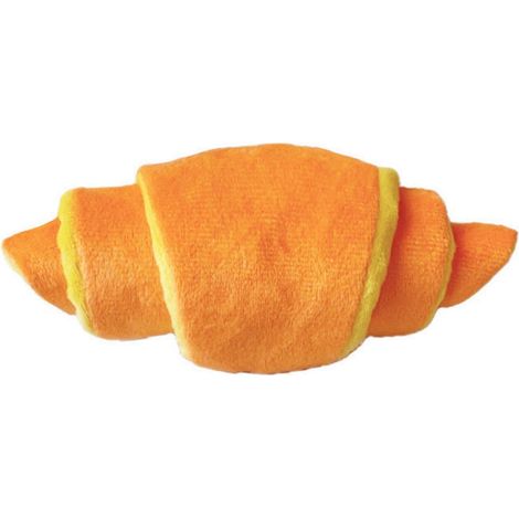 Pet jouet Simulated Croissant Shape résistant aux morsures Peluche jouet à macher avec Built-in Sound Paper Relieves Boredom Simulation Modeling nettoyage des dents jouet (1/5)