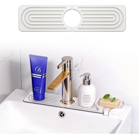 1 Tapis Évier, Terre De Diatomée, Séchage Rapide, Absorbant, Anti-Humidité, Cuisine Et Salle De Bain (1/5)