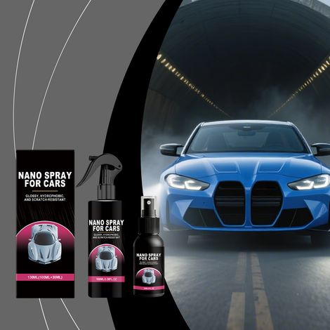 Automotive Nano Coating Spray - Convenient Daily Cleaning, Polishing, Brightening, and Protection - 100ml1 + 30ml1 -- BIEMMEDUE (1/5)