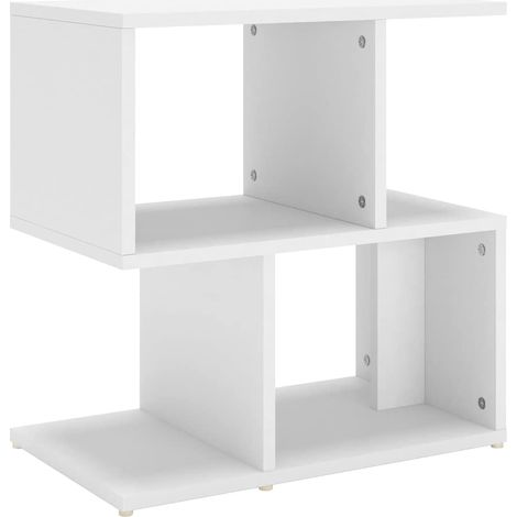 Maison Exclusive - Comodino Bianco 50x30x51,5 cm in Legno Multistrato (1/5)