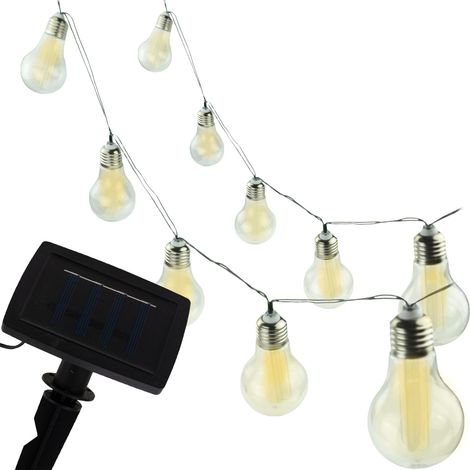 TG60455 Solar-Lichterkette, Solarlampen, Gartenbeleuchtung, Balkonbeleuchtung