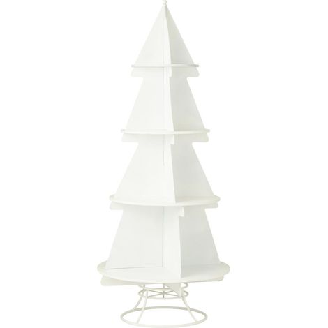 Étagère Sapin 4 Niveaux "Xmas" 214cm Blanc (1/5)
