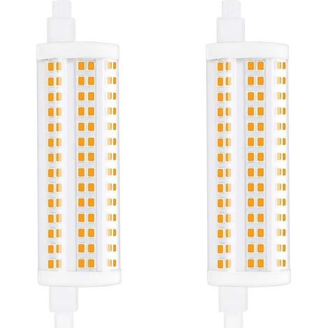 Ampoule LED R7s dimmable 20 W 118 mm, lumière du jour 4000 K, 2200 lm, double extrémité, équivaut à 200 W halogène, 2 pcs (1/5)