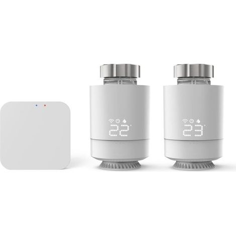 HAMA Thermostat de radiateur intelligent WiFi, lot de 2, commande centrale (1/2)
