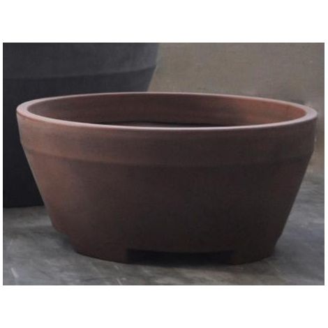 Vaso tondo in resina ERCOLE diam. 90 cm. Bronzantico