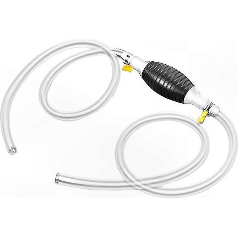 Siphon manuel 20mm avec tuyau 2M pour transfert de liquide, adapté à l'eau, carburant et aquarium, pompe de vidange robuste. (1/5)