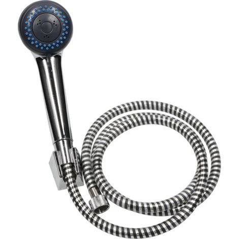 TRADE SHOP - Set Doccia Doccetta Multigetto 3 Getti Con Supporto Muro Tubo Flessibile 1.5mt Universale - (1/2)