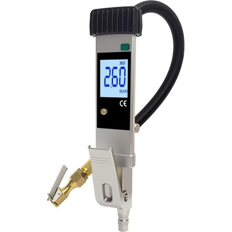 Jauge de pression des pneus numérique haute précision avec écran LCD - Mesure précise 0,35-16 bar 0,5-230 PSI pour une utilisation automobile (1/5)