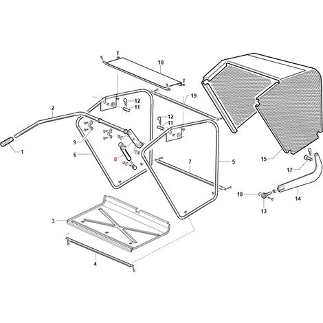Resorte de gas modelos de tractores GTM ORIGINAL GIANNI FERRARI BFB 00111990126