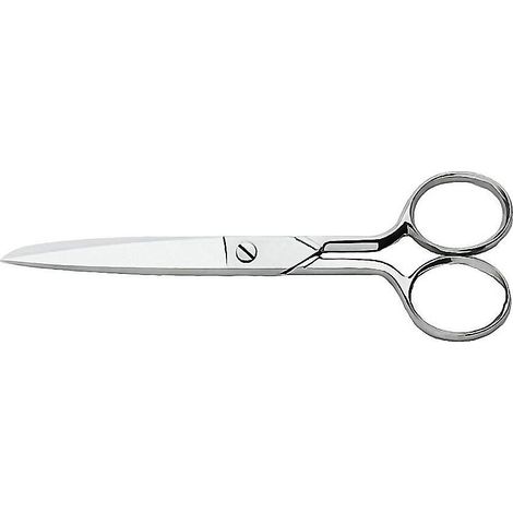 WURKO tijera costura 7 pulgadas inoxidable 788 , Tijera de costura 7 pulgadas 18cm acero inoxidable Ojo doble redondo Con tornillo central Para costura, manualidades y