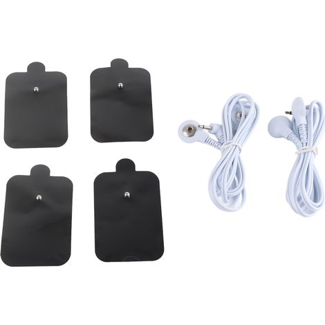 Appareil de massage à impulsions réutilisable, stimulateur musculaire électrique avec électrodes de rechange pour soulager la douleur (1/5)