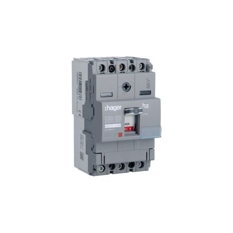 Disj.x160 3P 40kA 40A mag fixe - APPAREILLAGE DE TETE HAGER HNA040M (1/2)