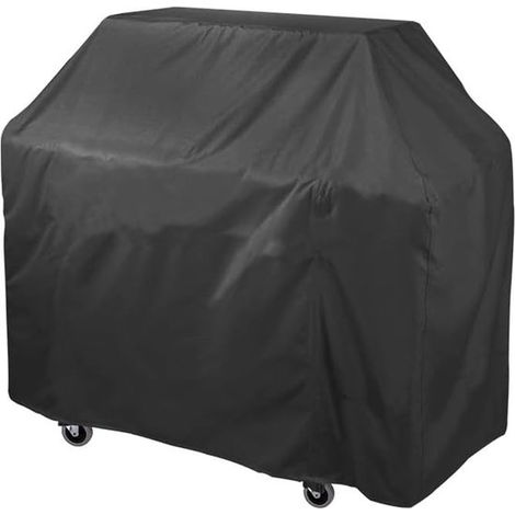Telo di copertura per barbecue - 145 x 61 x 117 cm - Telo protettivo per barbecue - Telo di copertura per barbecue - Telo di copertura per griglia a gas - Telo di copertura per griglia da esterno - Ox (1/5)