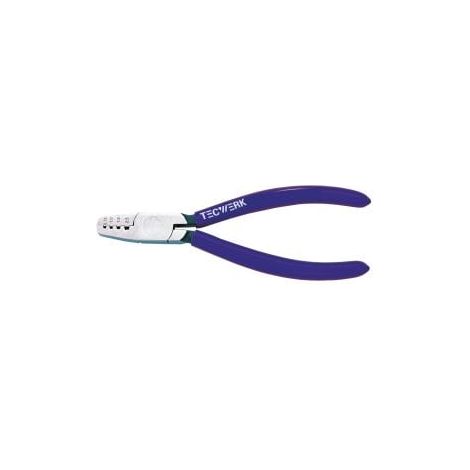 Tenaza para punteras Longitud total 145mm 0,25-2,5 (AWG 23-13)mm² recubrimiento de plástico pulido TW (1/4)