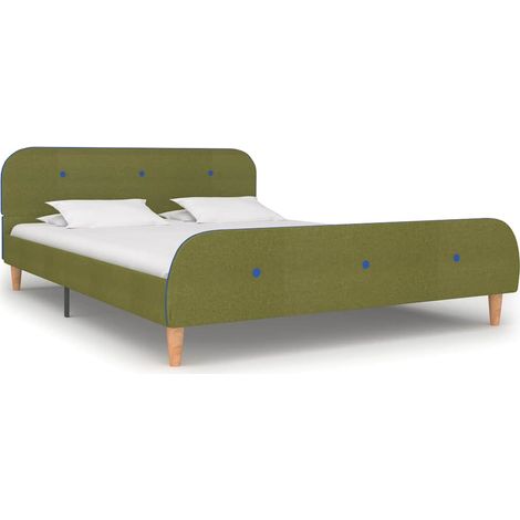 Maison Exclusive - Giroletto senza Materasso Verde 140x200 cm in Tessuto (1/5)