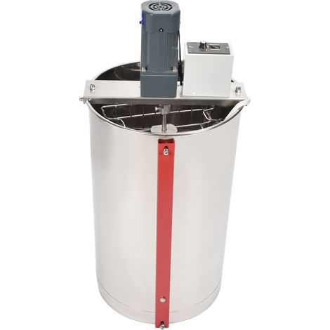 Extracteur de miel électrique inox 2 cadres, centrifugeuse à miel grande capacité, séparation facile, nettoyage simple, 220V UE (1/5)