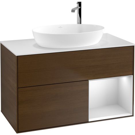 Villeroy & Boch F901MTGN Meuble sous-lavabo Finion F90 (1/2)