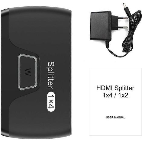 Commutateur HDMI 1 entrée 4 sorties, sélecteur 4K 30 Hz, compatible HDCP 1080p (Europe) (1/4)