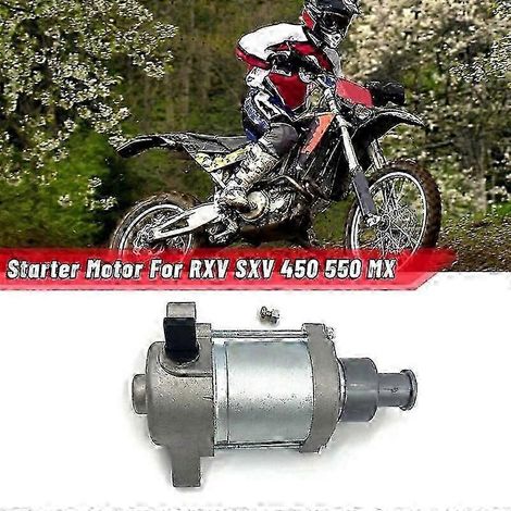Démarreur électrique cannelé 9T pour moto, compatible AP9150090 avec RXV SXV 450 550 MX (1/4)