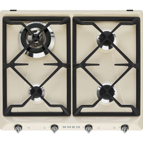 Placa de cocina Smeg sr964pgh gas 4 quemadores 60 cm (1/3)