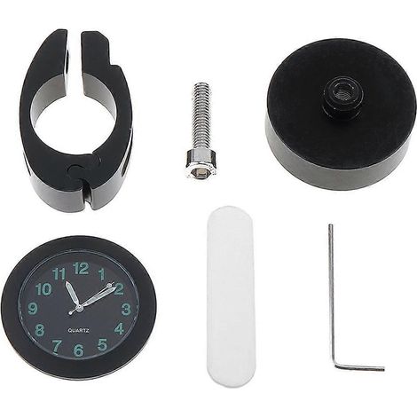 Montre vélo universelle étanche, évolutive, pour moto et vélo, noire (1/5)